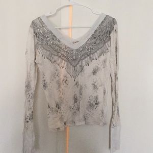 Miss me unplugged off the shoulder long sleeve